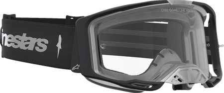 Alpinestars Crossbril Vision 8 Amber Black/Silver/Clear
