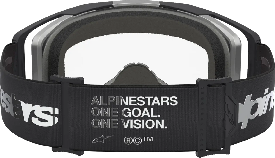 Alpinestars Crossbril Vision 8 Amber Black/Silver/Clear