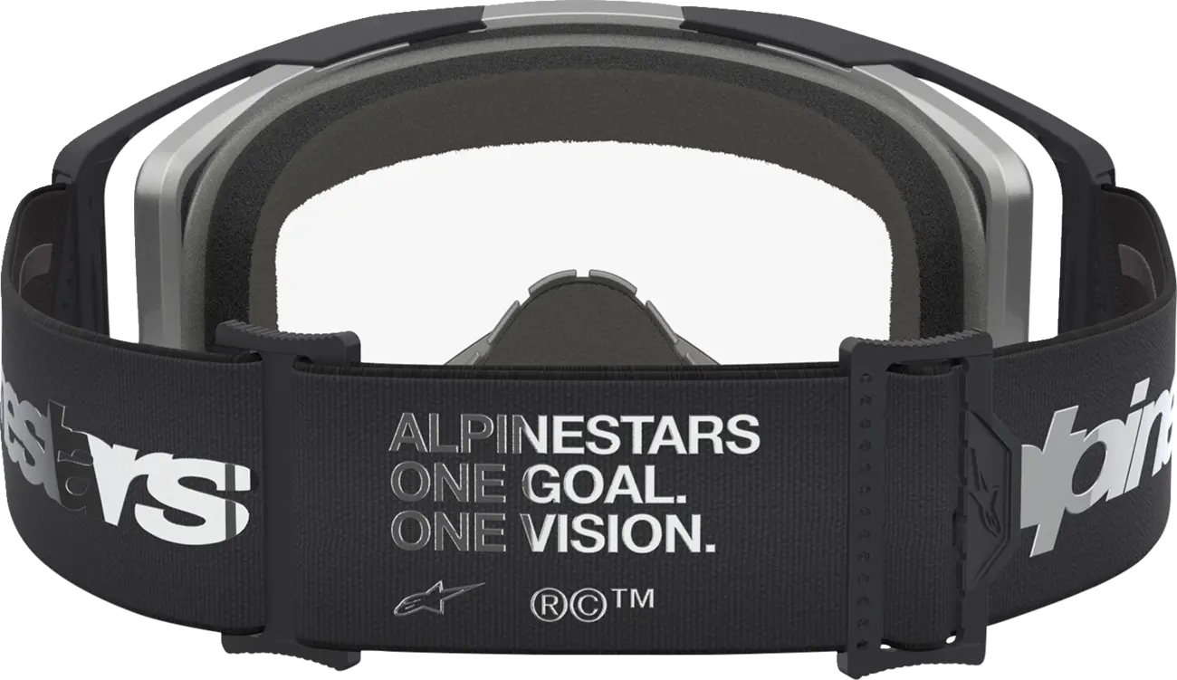 Alpinestars Crossbril Vision 8 Amber Black/Silver/Clear