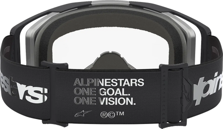 Alpinestars Crossbril Vision 8 Amber Black/Silver/Clear