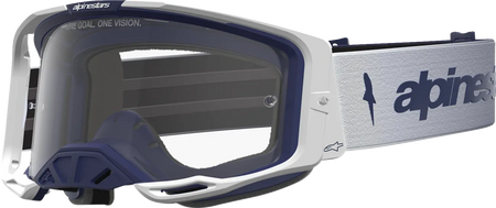 Alpinestars Crossbril Vision 8 Amber White/Navy/Clear