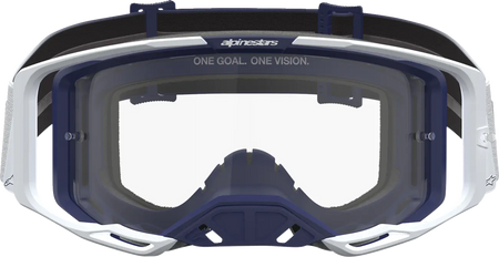 Alpinestars Crossbril Vision 8 Amber White/Navy/Clear