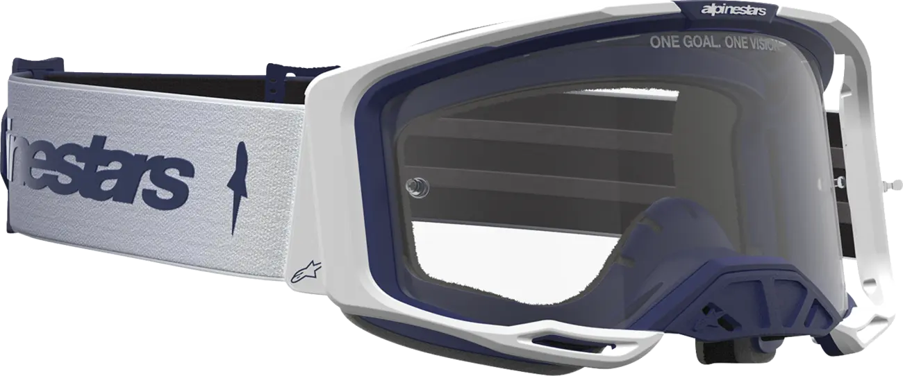 Alpinestars Crossbril Vision 8 Amber White/Navy/Clear