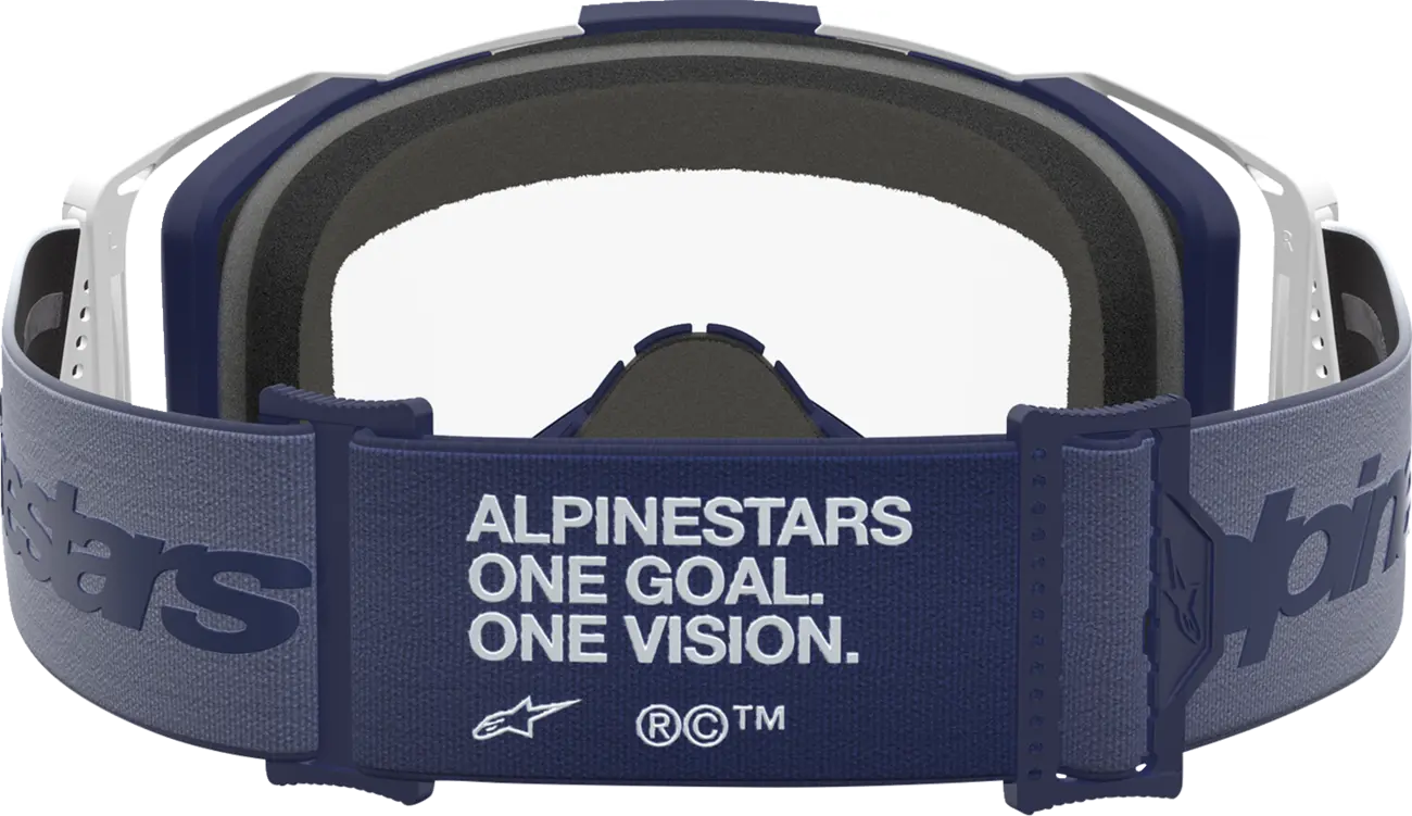 Alpinestars Crossbril Vision 8 Amber White/Navy/Clear