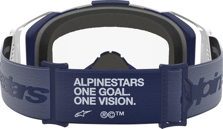 Alpinestars Crossbril Vision 8 Amber White/Navy/Clear