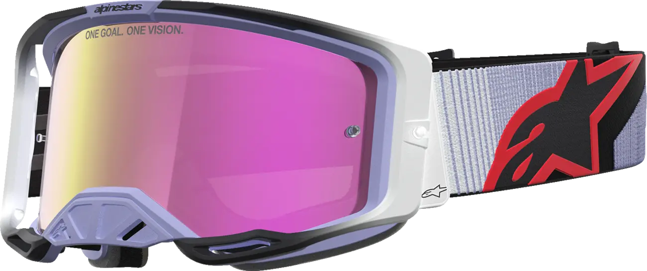Alpinestars Crossbril Vision 8 Maven Lavender Black Mirror-Pink