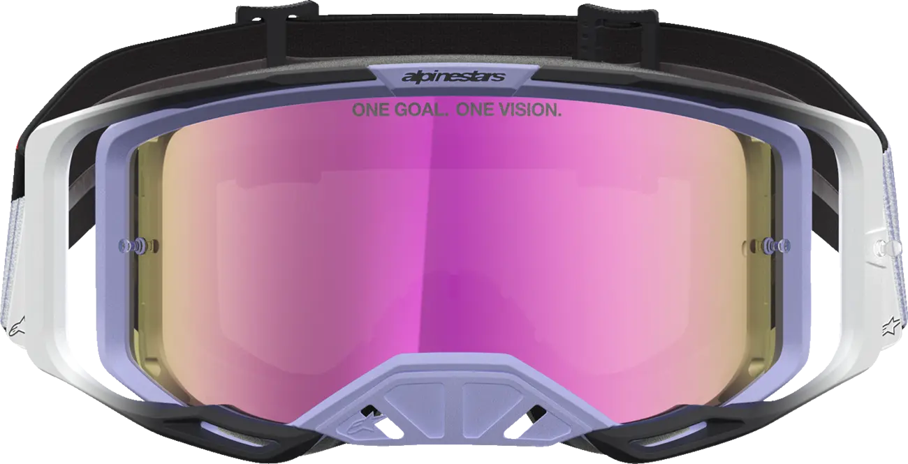 Alpinestars Crossbril Vision 8 Maven Lavender Black Mirror-Pink