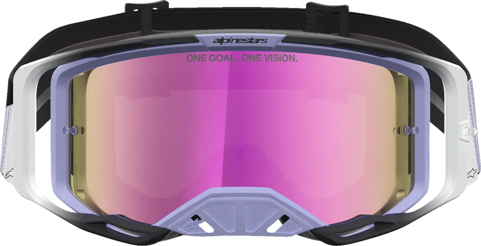 Alpinestars Crossbril Vision 8 Maven Lavender Black Mirror-Pink