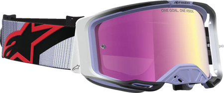 Alpinestars Crossbril Vision 8 Maven Lavender Black Mirror-Pink