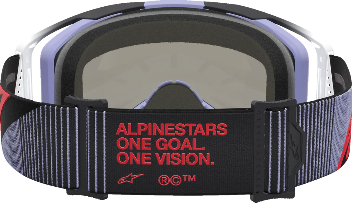 Alpinestars Crossbril Vision 8 Maven Lavender Black Mirror-Pink