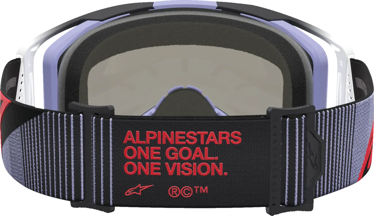 Alpinestars Crossbril Vision 8 Maven Lavender Black Mirror-Pink