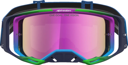 Alpinestars Crossbril Vision 8 Maven Blithe Blue Purple Mirror-Pink