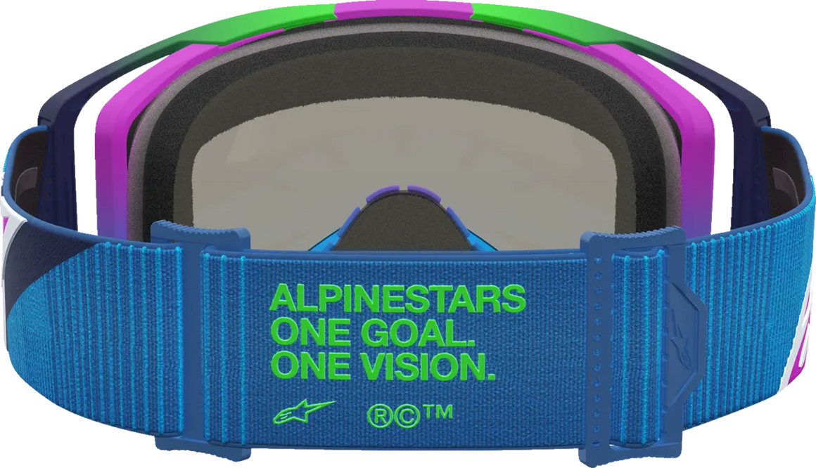 Alpinestars Crossbril Vision 8 Maven Blithe Blue Purple Mirror-Pink