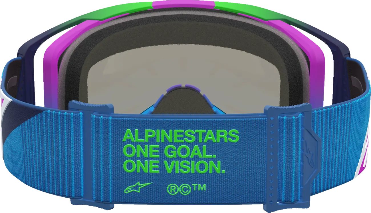 Alpinestars Crossbril Vision 8 Maven Blithe Blue Purple Mirror-Pink