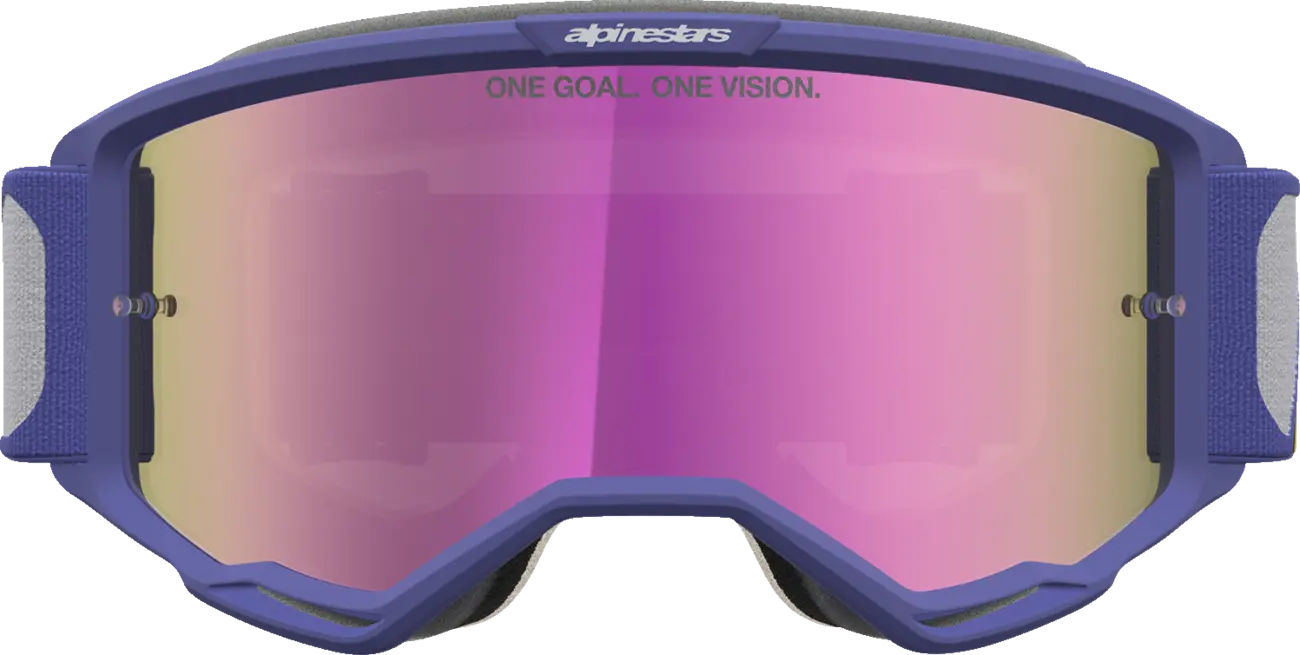 Alpinestars Crossbril Vision 5 Drag Red Purple Mirror-Pink