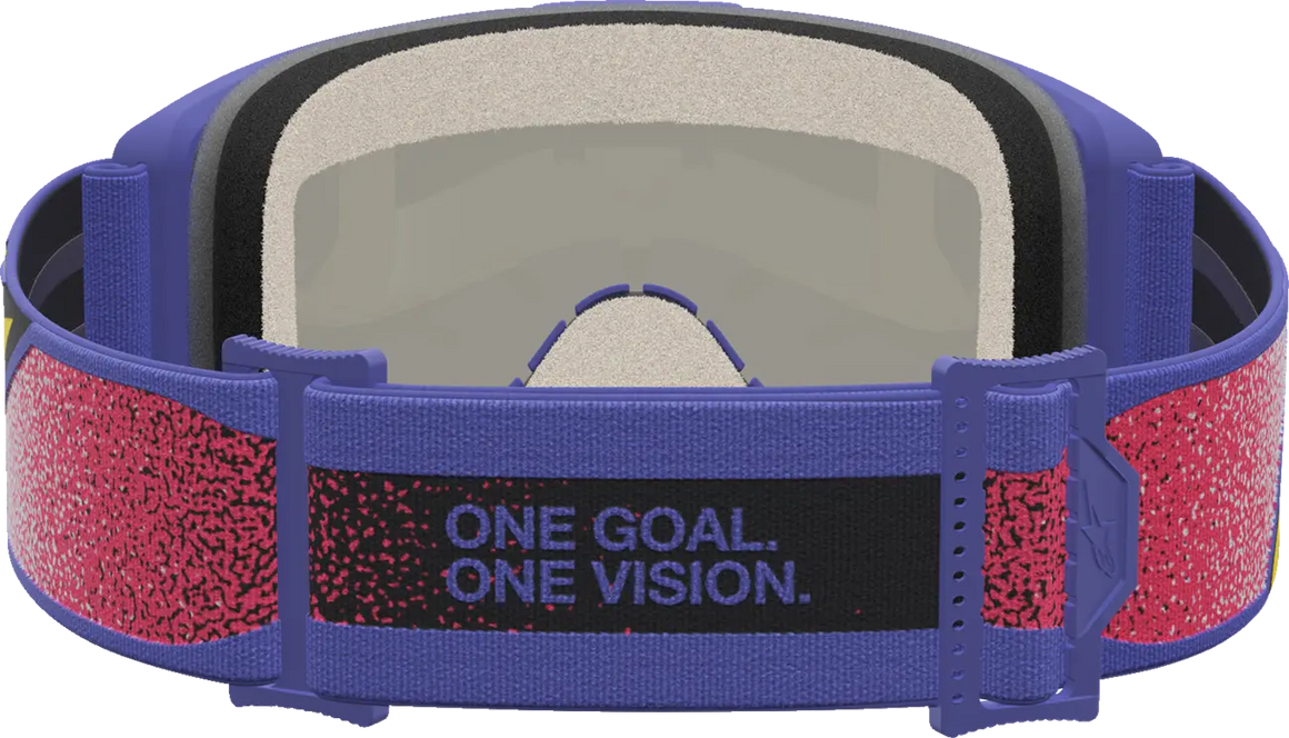 Alpinestars Crossbril Vision 5 Drag Red Purple Mirror-Pink