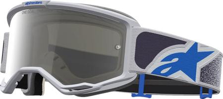 Alpinestars Crossbril Vision 5 Drag Light Lilac Blue Mirror-Silver