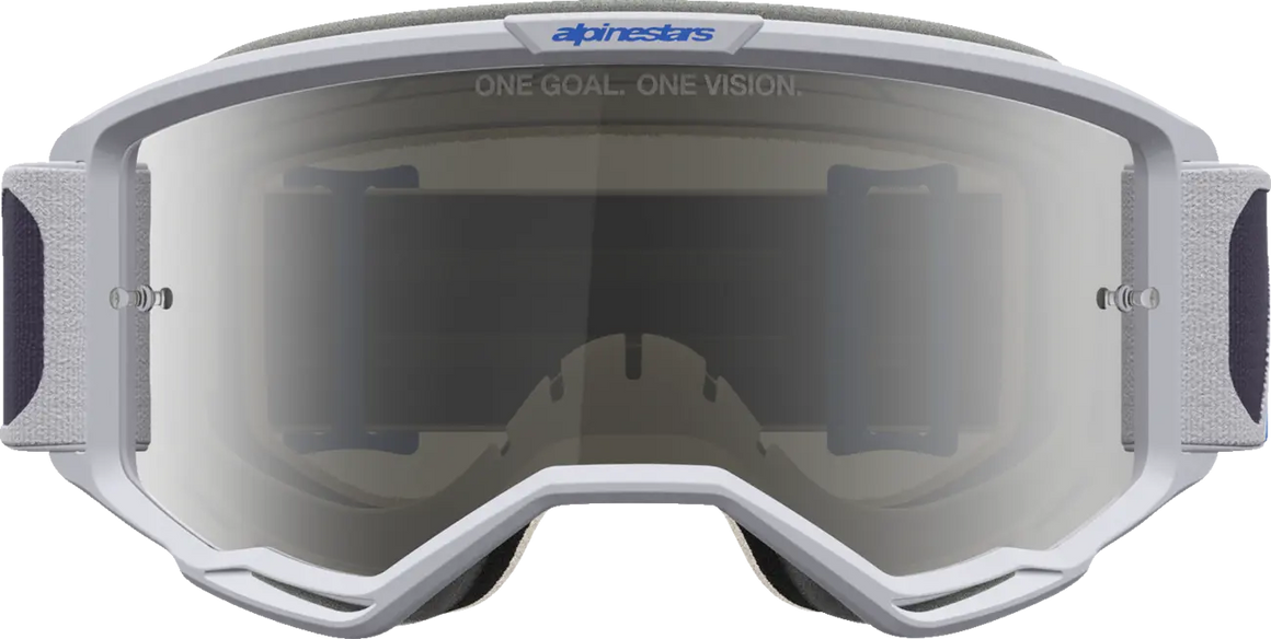 Alpinestars Crossbril Vision 5 Drag Light Lilac Blue Mirror-Silver