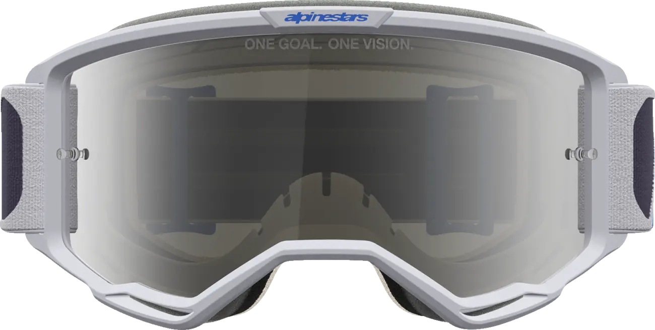 Alpinestars Crossbril Vision 5 Drag Light Lilac Blue Mirror-Silver