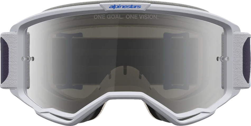 Alpinestars Crossbril Vision 5 Drag Light Lilac Blue Mirror-Silver
