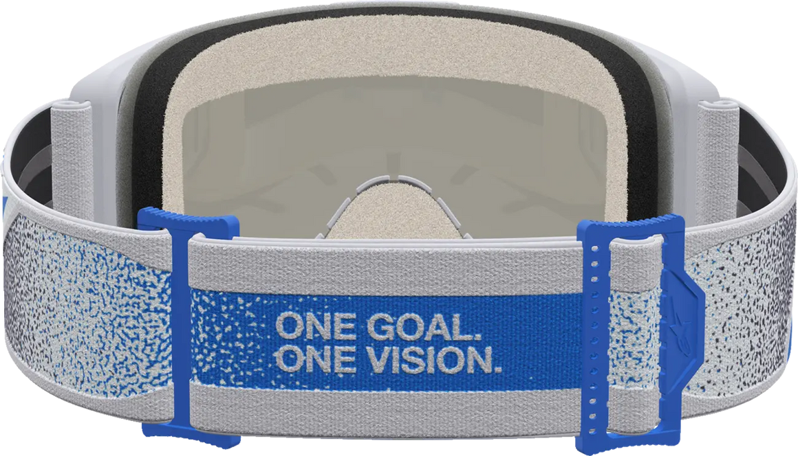 Alpinestars Crossbril Vision 5 Drag Light Lilac Blue Mirror-Silver