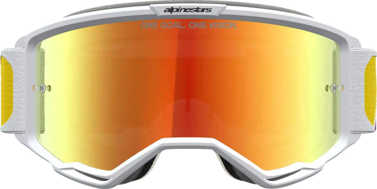 Alpinestars Crossbril Vision 5 Drag Orange Red Mirror-Red