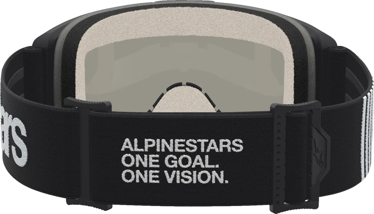 Alpinestars Crossbril Vision 5 Hone Black White Mirror Mirror-Gold