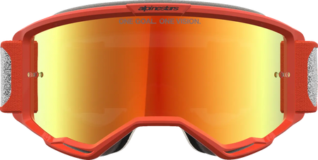 Alpinestars Crossbril Vision 5 Rora Silver Orange Mirror-Red