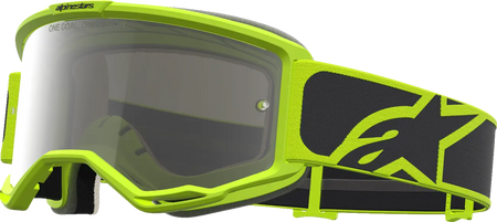 Alpinestars Crossbril Vision 5 Rora Black Yellow Fluo Mirror-Silver