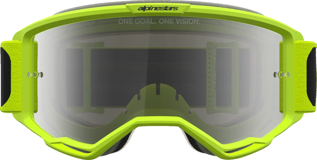 Alpinestars Crossbril Vision 5 Rora Black Yellow Fluo Mirror-Silver