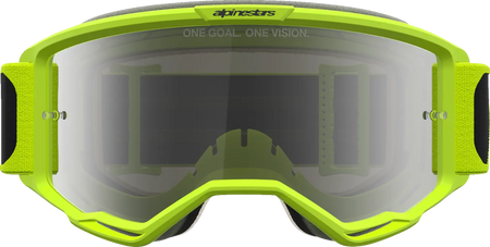 Alpinestars Crossbril Vision 5 Rora Black Yellow Fluo Mirror-Silver
