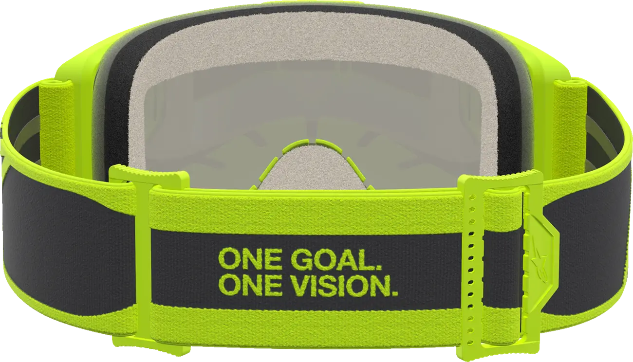 Alpinestars Crossbril Vision 5 Rora Black Yellow Fluo Mirror-Silver