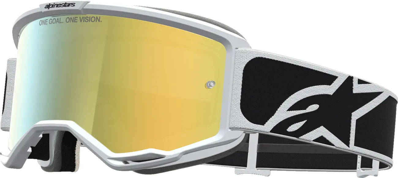Alpinestars Crossbril Vision 5 Rora Black White Mirror Mirror-Gold