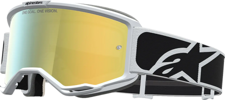 Alpinestars Crossbril Vision 5 Rora Black White Mirror Mirror-Gold