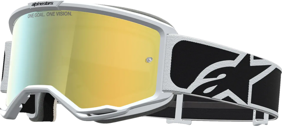 Alpinestars Crossbril Vision 5 Rora Black White Mirror Mirror-Gold