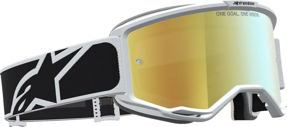Alpinestars Crossbril Vision 5 Rora Black White Mirror Mirror-Gold