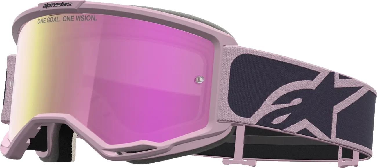Alpinestars Crossbril Vision 5 Rora GRST Old Pink Mirror-Pink