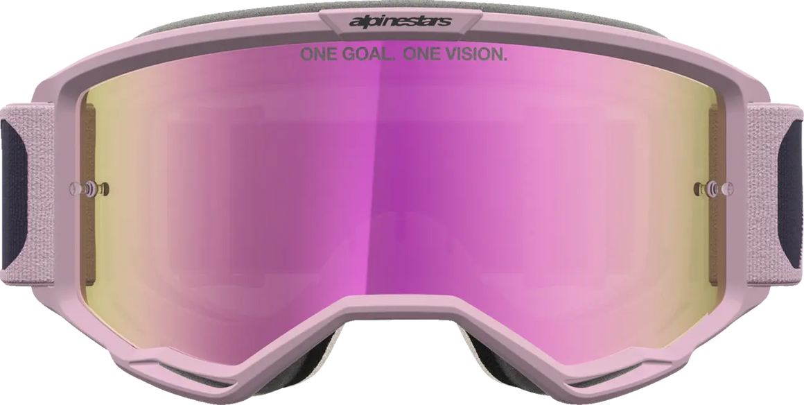 Alpinestars Crossbril Vision 5 Rora GRST Old Pink Mirror-Pink