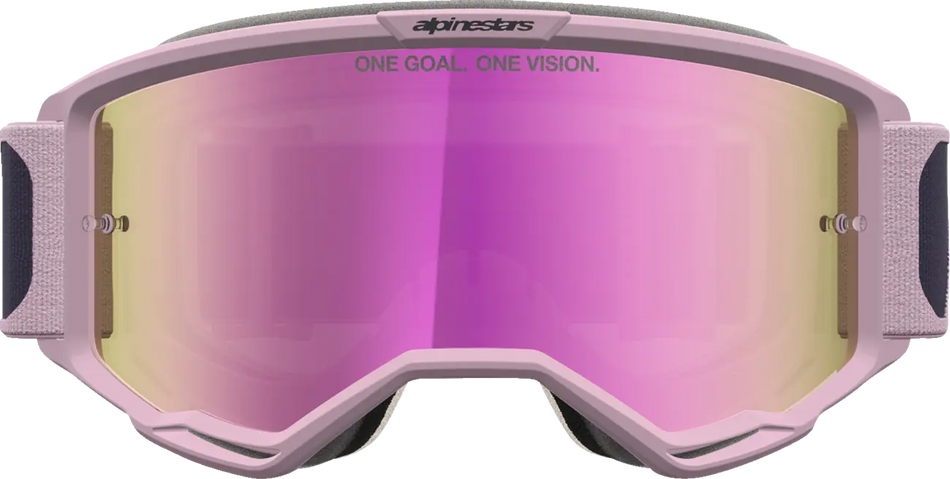 Alpinestars Crossbril Vision 5 Rora GRST Old Pink Mirror-Pink
