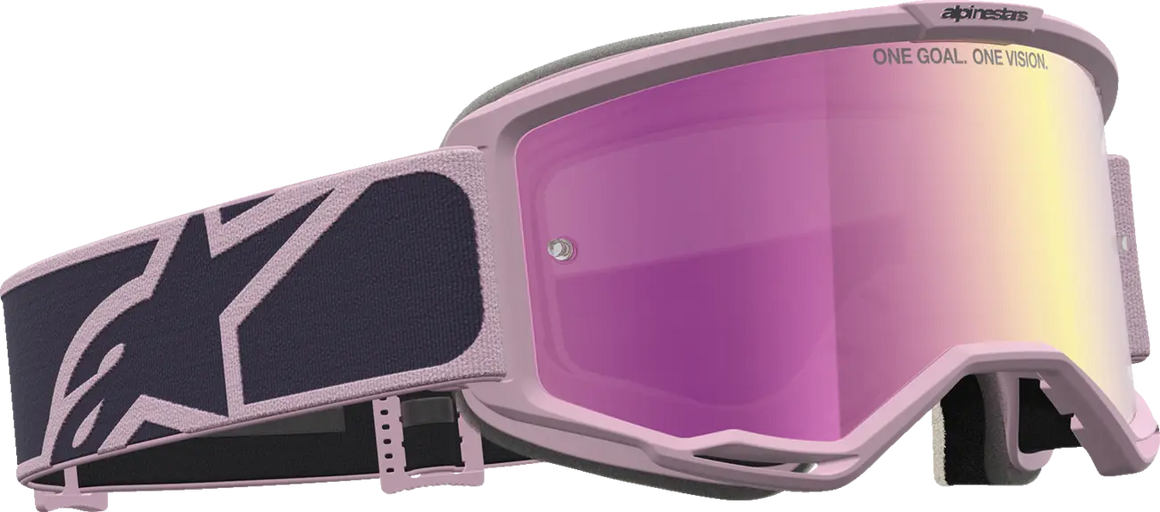 Alpinestars Crossbril Vision 5 Rora GRST Old Pink Mirror-Pink