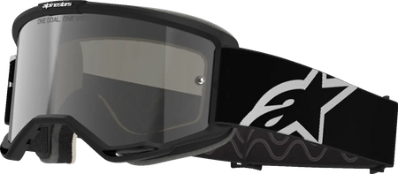 Alpinestars Crossbril Vision 5 Corp 2 Black White Mirror Mirror-Silver