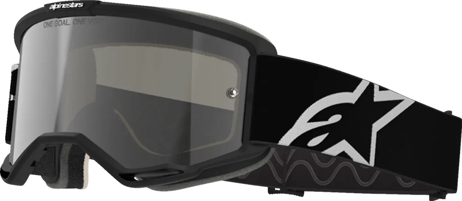 Alpinestars Crossbril Vision 5 Corp 2 Black White Mirror Mirror-Silver