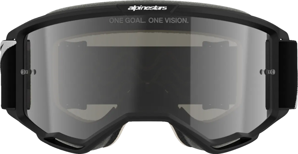 Alpinestars Crossbril Vision 5 Corp 2 Black White Mirror Mirror-Silver