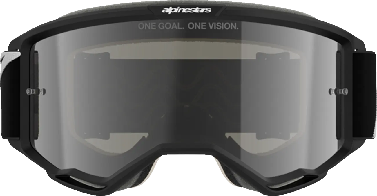 Alpinestars Crossbril Vision 5 Corp 2 Black White Mirror Mirror-Silver