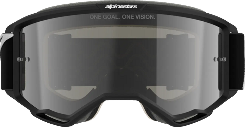Alpinestars Crossbril Vision 5 Corp 2 Black White Mirror Mirror-Silver
