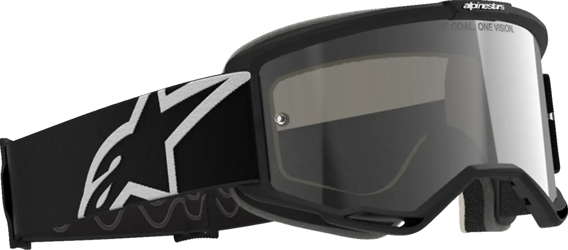 Alpinestars Crossbril Vision 5 Corp 2 Black White Mirror Mirror-Silver