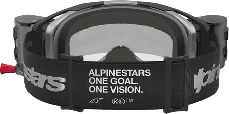 Alpinestars Crossbril Vision 8 Amber Roll Off Black/Silver/Clear