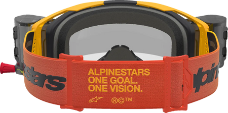 Alpinestars Crossbril Vision 8 Amber Roll Off Yellow/Red/Black/Clear