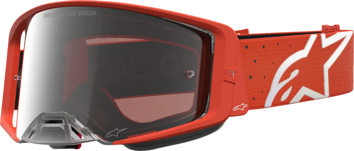 Alpinestars Crossbril Youth Vision Vesta Orange Silver Mirror-Silver