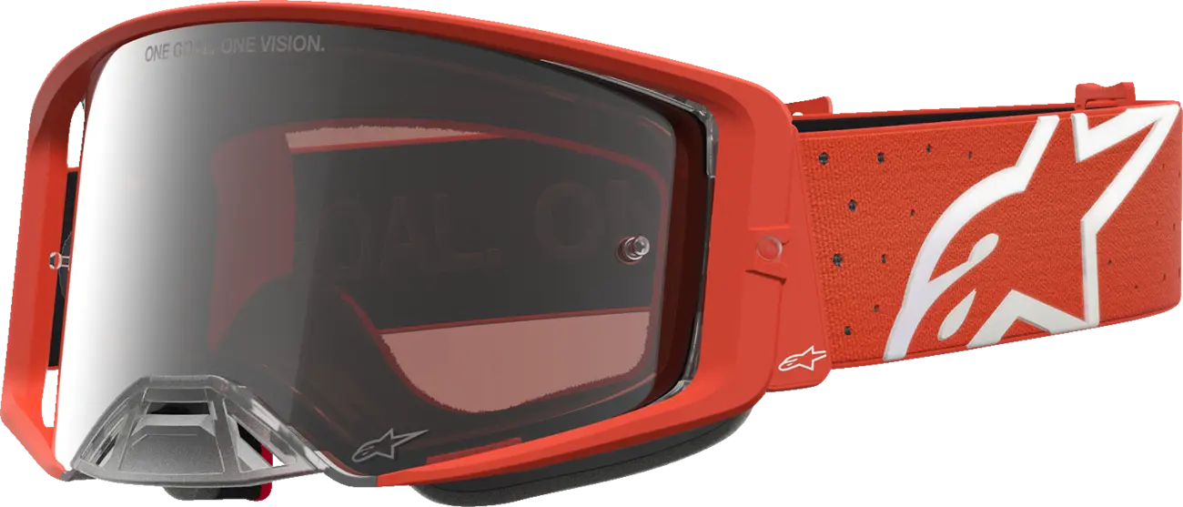 Alpinestars Crossbril Youth Vision Vesta Orange Silver Mirror-Silver